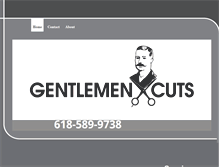 Tablet Screenshot of gentlemencuts.com